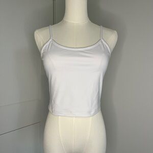 Senita Athletics White Women's Cropped Tank Top